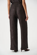 Joseph Ribkoff Pleated Satin Pull-On Wide-Leg Pants Style 263052
