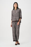 Joseph Ribkoff Chain Print Boxy Top Style 263054