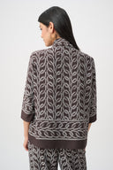Joseph Ribkoff Chain Print Boxy Top Style 263054