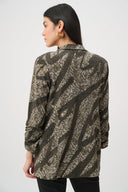 Joseph Ribkoff Abstract Print Straight Blazer Style 263056