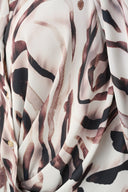 Joseph Ribkoff Animal Print Draped Top Style 263057