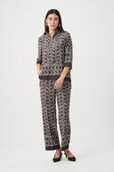 Joseph Ribkoff Chain Print Pull-On Pants Style 263058