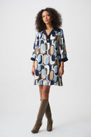 Joseph Ribkoff Geometric Trapeze Dress Style 263064