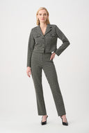 Joseph Ribkoff Geometric Straight Pull-On Pants Style 263073
