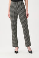 Joseph Ribkoff Geometric Straight Pull-On Pants Style 263073