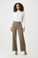 Joseph Ribkoff Silky Knit Wide-Leg Pull-On Pants Style 263074.