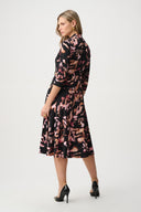 Joseph Ribkoff Printed Silky Knit Fit And Flare Dress Style 263077
