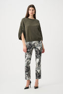 Joseph Ribkoff Abstract Print Pull-On Pants Style 263080