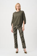 Joseph Ribkoff Abstract Print Pull-On Pants Style 263080