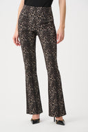 Joseph Ribkoff Animal Print Flare Pull-On Pants Style 263085