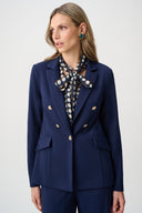 Joseph Ribkoff Scuba Crepe Fitted Blazer Style 263086.