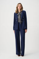 Joseph Ribkoff Scuba Crepe Wide Leg Pull-On Pants Style 263090