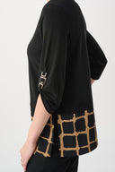 Joseph Ribkoff Abstract Print Straight Tunic Style 263094