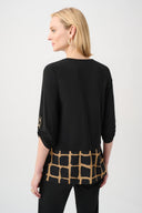 Joseph Ribkoff Abstract Print Straight Tunic Style 263094