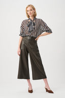 Joseph Ribkoff Leatherette Pull-On Culotte Pants Style 263096