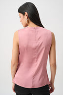 Joseph Ribkoff Satin Sleeveless Cowl Top Style 263098