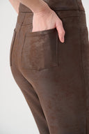 Joseph Ribkoff Foiled Silky Knit Straight Pull-On Pants Style 263104