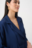 Joseph Ribkoff Boxy Top With Notched Collar Style 263109