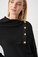 Joseph Ribkoff Jacquard Sweater Boxy Top Style 263112