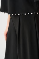 Joseph Ribkoff Flared Top With Pearl Detail Style 263116