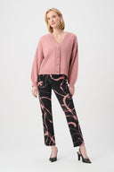 Joseph Ribkoff Abstract Print Straight Pull-On Pant Style 263119