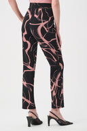 Joseph Ribkoff Abstract Print Straight Pull-On Pant Style 263119