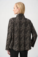 Joseph Ribkoff Animal Print Trapeze Jacket Style 263124