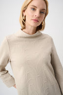 Joseph Ribkoff Sweater Funnel Collar Trapeze Top Style 263126