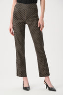 Joseph Ribkoff Geometric Straight Pull On Pant Style 263138