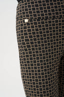 Joseph Ribkoff Geometric Straight Pull On Pant Style 263138