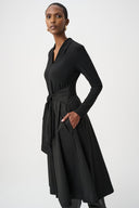 Joseph Ribkoff Silky Knit and Memory Fit and Flare Dress Style 263145