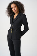 Joseph Ribkoff Fitted Blazer With Statement Buttons Style 263151
