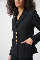 Joseph Ribkoff Fitted Blazer With Statement Buttons Style 263151