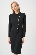 Joseph Ribkoff Mock-Neck Sheath Dress Style 263158