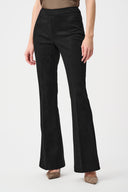 Joseph Ribkoff Faux Suede Flared Pull-On Pants Style 263160