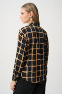 Joseph Ribkoff Abstract Print Boxy Top Style 263169