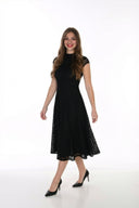 Frank Lyman Midi A-line Lace Dress Style 263197
