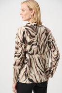 Joseph Ribkoff Animal Print Boxy Tunic Style 263208