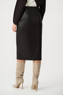 Joseph Ribkoff Bonded Leatherette Pencil Skirt Style 263213