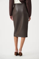 Joseph Ribkoff Bonded Leatherette Pencil Skirt Style 263213