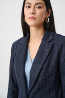 Joseph Ribkoff Lurex Boucle Fitted Blazer Style 263214