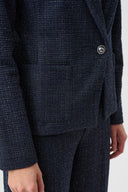 Joseph Ribkoff Lurex Boucle Fitted Blazer Style 263214