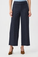 Joseph Ribkoff Lurex Boucle Wide-Leg Pull-On Pants Style 263215.