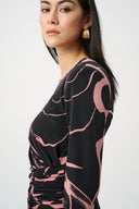Joseph Ribkoff Printed Wrap Dress Style 263218