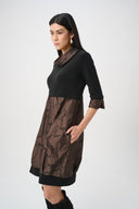 Joseph Ribkoff Jacquard Memory & Silky Knit Cocoon Dress Style 263219