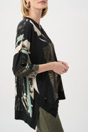 Joseph Ribkoff Silky Knit Abstract Print Boxy Tunic Style 263224