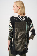 Joseph Ribkoff Silky Knit Abstract Print Boxy Tunic Style 263224