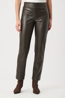 Joseph Ribkoff Bonded Leatherette Straight Pull-On Pants Style 262232.