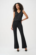 Joseph Ribkoff Satin Sleeveless V-Neck Top Style 263235