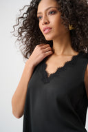Joseph Ribkoff Satin Sleeveless V-Neck Top Style 263235